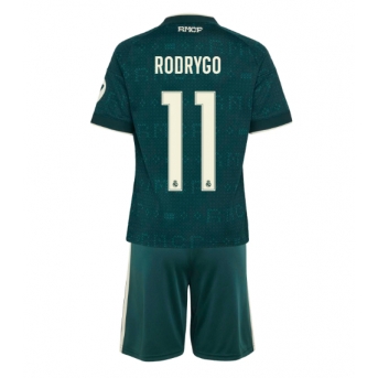 Real Madrid Rodrygo Goes #11 Maglia Gara Trasferta Repliche 2026-27 Bambino Maniche Corte
